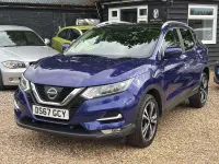Used Nissan Qashqai N-Connecta 110 HP (80 kW) 2017 Blue SUV