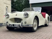 Used Triumph TR2 1954 White Cabriolet