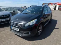 Used Peugeot 2008 120 HP (88 kW) 2016 Black SUV