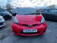 Used Toyota Aygo 67 HP (49 kW) 2009 Red Hatchback