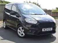 Used Ford Transit Courier Limited 100 HP (73 kW) 2021 Black Van
