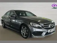 Used Mercedes C220 AMG line 168 HP (123 kW) 2017 Grey Sedan