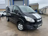 Used Ford Transit Custom Limited 130 HP (95 kW) 2016 Black Van