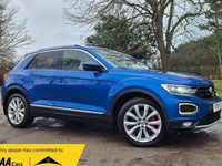 Used VW T-Roc SEL 190 HP (139 kW) 2018 Blue SUV