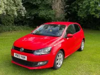 Used VW Polo Match 60 HP (44 kW) 2013 Red Hatchback