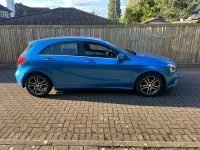 Used Mercedes A180 109 HP (80 kW) 2015 Blue Hatchback