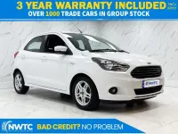 Used Ford Ka Plus Zetec 70 HP (51 kW) 2018 White Hatchback