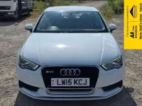 Used Audi A3 S-Line 150 HP (110 kW) 2015 White Sedan
