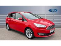 Used Ford Grand C-Max Titanium 125 HP (91 kW) 2017 Red MPV