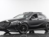 Used Mercedes A200 AMG line 156 HP (114 kW) 2017 Black Hatchback