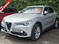 Used Alfa Romeo Stelvio Edizione Speciale 210 HP (154 kW) 2018 Silver SUV