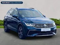 Used VW Tiguan R-line 150 HP (110 kW) 2021 Blue SUV