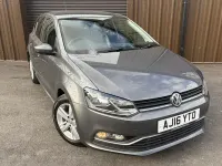 Used VW Polo Match 90 HP (66 kW) 2016 Grey Hatchback