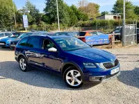 Used Skoda Octavia Scout 4x4 2017 Blue Estate