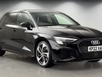 Used Audi A3 Sportback Design 150 HP (110 kW) 2021 Mythos black Hatchback