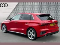 Used Audi A3 S-Line 147 HP (108 kW) 2023 Red Sedan