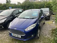 Used Ford Fiesta Zetec 2014 Blue Hatchback