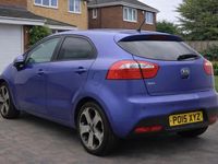 Used Kia Rio 2015 Blue Hatchback