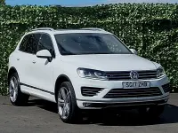 Used VW Touareg R-line Plus 262 HP (192 kW) 2017 White SUV