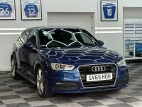 Used Audi A3 S-Line 150 HP (110 kW) 2015 Blue Hatchback