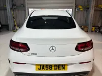 Used Mercedes C200 AMG line 184 HP (135 kW) 2019 White Coupe