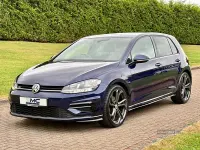 Used VW Golf VII R-line 150 HP (110 kW) 2019 Blue Hatchback