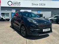 Used Kia Sportage GT-Line S 136 HP (100 kW) 2019 Black SUV