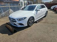 Used Mercedes A250 AMG line 218 HP (160 kW) 2021 White Hatchback