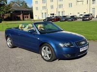 Used Audi A4 Cabriolet Sport 163 HP (119 kW) 2004 Blue Cabriolet