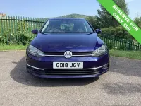 Used VW Golf VII SE 115 HP (84 kW) 2018 Blue Hatchback