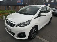 Used Peugeot 108 Allure 82 HP (60 kW) 2017 White Hatchback