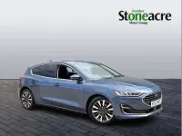 Used Ford Focus Titanium 125 HP (91 kW) 2022 Blue Hatchback