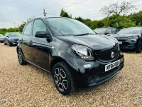 Used Smart ForFour Premium 71 HP (52 kW) 2016 Black Hatchback