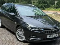 Used Vauxhall Astra Elite 136 HP (100 kW) 2016 Black Estate