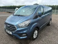 Used Ford Transit Custom Limited 130 HP (95 kW) 2019 Blue Van