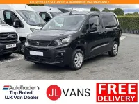 Used Peugeot Partner 131 HP (96 kW) 2021 Black MPV