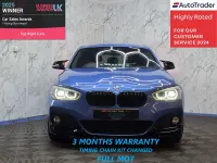 Used BMW 118 M Sport 136 HP (100 kW) 2015 Blue Hatchback