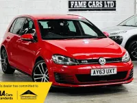 Used VW Golf VII GTD 150 HP (110 kW) 2013 Red Hatchback