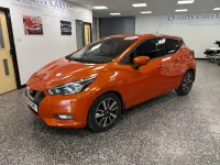 Used Nissan Micra N-Connecta 90 HP (66 kW) 2018 Orange Hatchback