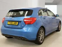 Used Mercedes A180 109 HP (80 kW) 2015 Blue Hatchback