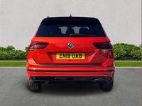 Used VW Tiguan Allspace R-line 150 HP (110 kW) 2018 Orange SUV