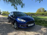 Used Ford Fiesta Zetec 82 HP (60 kW) 2015 Blue Hatchback