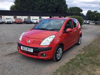 Used Nissan Pixo Acenta 68 HP (50 kW) 2010 Red Hatchback
