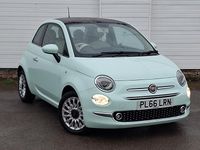 Used Fiat 500 Lounge 69 HP (50 kW) 2016 Green Hatchback