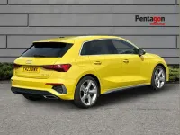 Used Audi A3 S-Line 147 HP (108 kW) 2023 Yellow Sedan