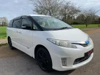 Used Toyota Estima Hybrid 2010 White MPV