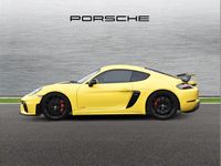 Used Porsche Cayman GT4 414 HP (304 kW) 2021 Yellow Coupe