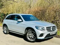 Używany Mercedes GLC250 AMG line 211 KM (155 kW) 2018 Srebrny SUV