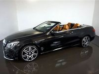 used Mercedes C220 ED AMG LINE EDITION PREMIUM 2d AUTO-2 FORMER KEEPERS-FINISHED IN OBSIDIAN BLACK WITH BROWN