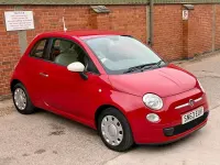 Used Fiat 500 69 HP (50 kW) 2013 Red Hatchback
